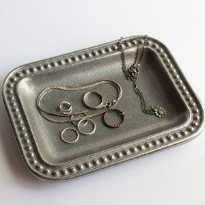 Small Rectangle Dish, Ring Tray, Catch all, serving platter, Royal Wilton Pewter